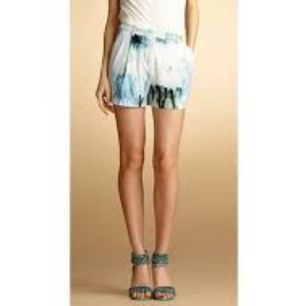 || Rachel Roy || turquoise tie dye shorts